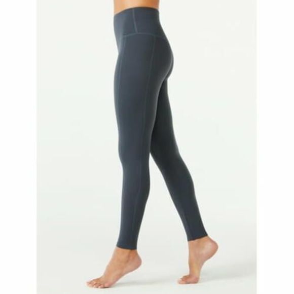 Joyspun Women's  7/8 Solid Tight-Legging w/ pockets  Size S,M,L,XL,XXL - Picture 1 of 2